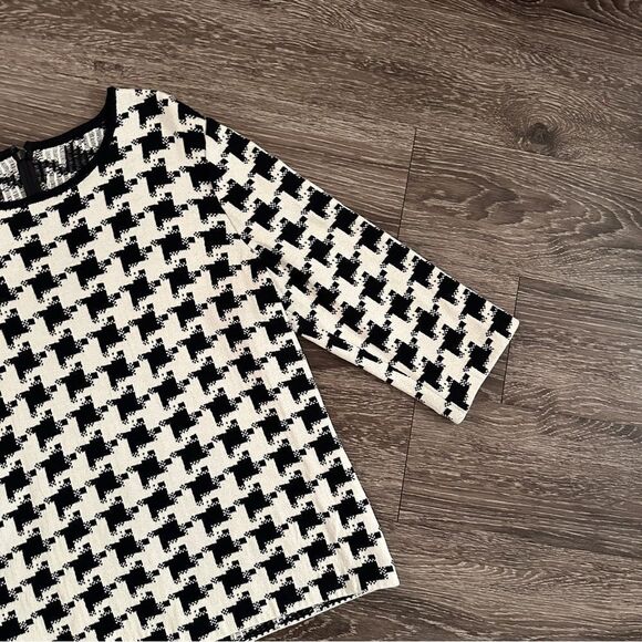 St John Houndstooth Sweater New - Picture 4 of 11